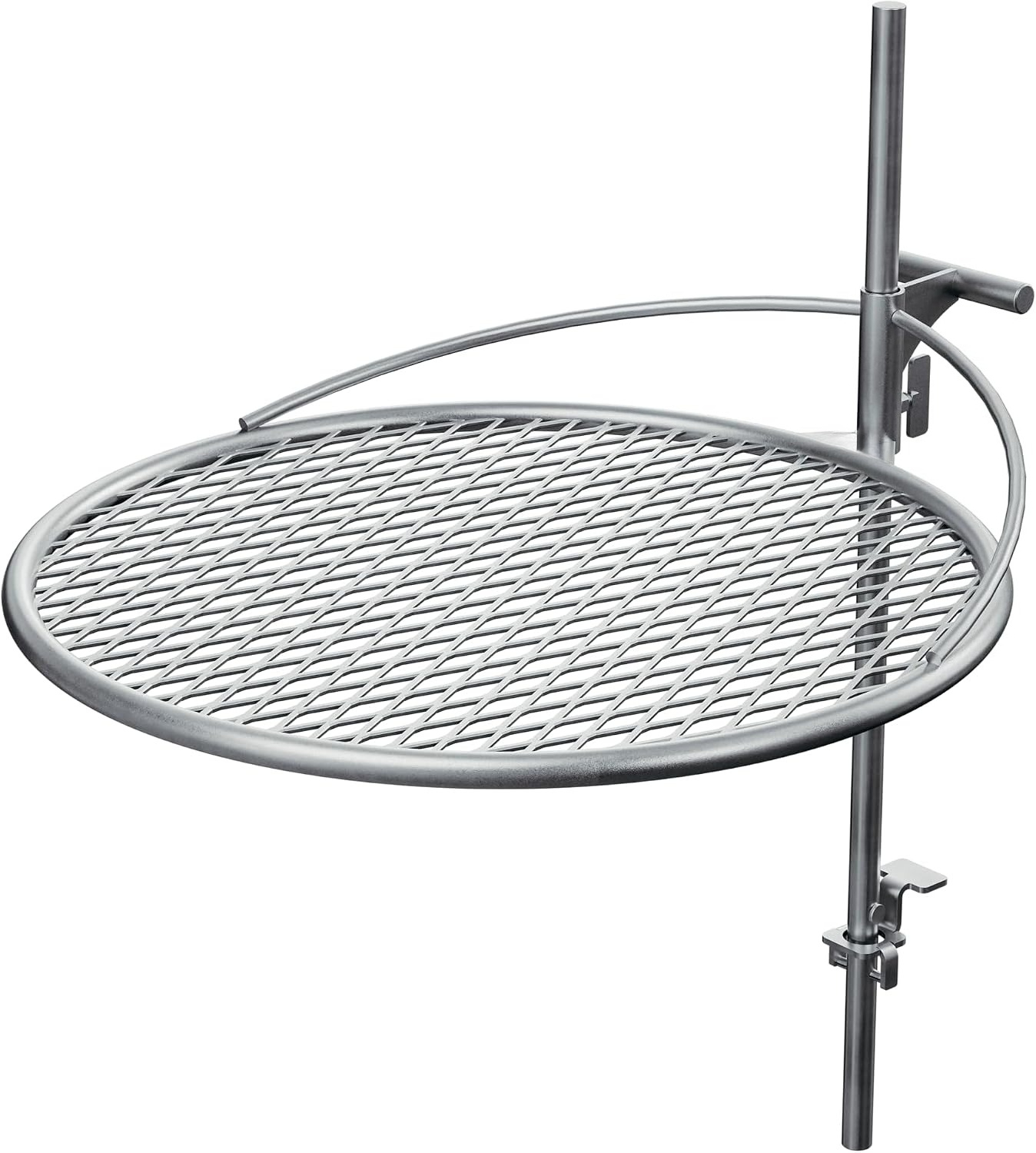 Camping Cooking Fire - 24インチ ステンレス製キャンプファイヤー調理用焼き網、耐久性のあるファイヤーピットグリルラックアクセサリー、Xシリーズファイヤーピットと互換性があり、アウトドアキャンプ用