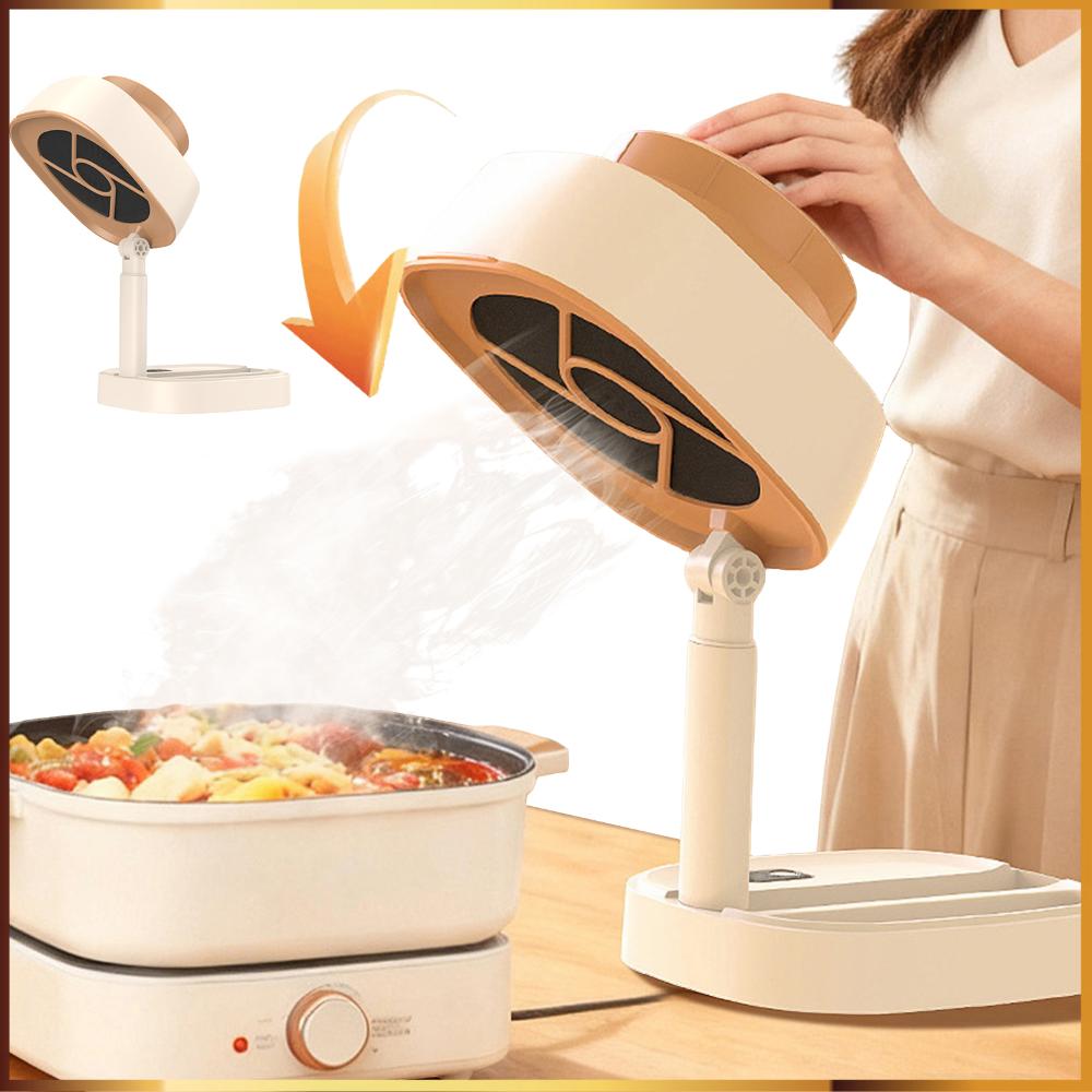 Camping Cooking Range - 屋外キャンプ用排煙ファン 再利用可能なカーボンフィルター付き ポータブルレンジフード 家庭 オフィス キッチン