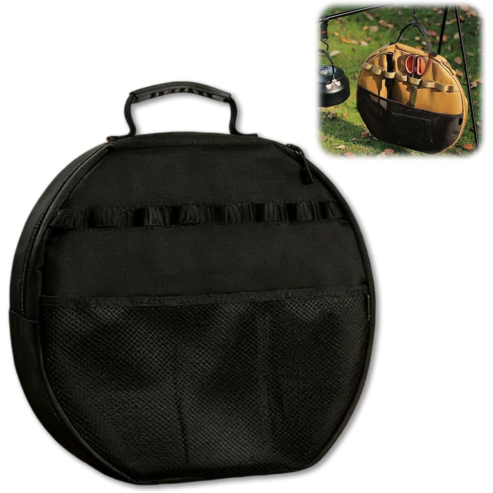 Camping Cooking Range - グリルパン収納バッグ、フライパンとグリドル用ポータブルポーチ、アウトドアクッキング、キャンプ、BBQ、ピクニックの傷防止