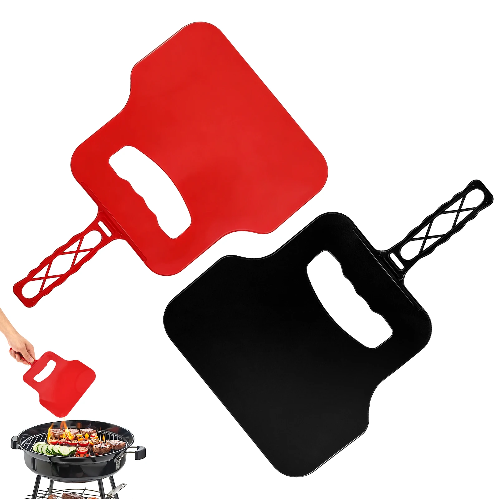 手動風車プラスチック製ハンドファンポータブルファイヤースター - Camping Cooking Portable のレビューと価格