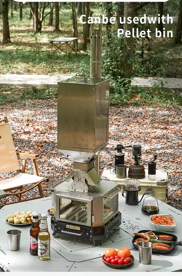 HOMFUL ポータブル薪ストーブ 家庭用暖房 薪焚き式 ポ - Camping Cooking Roll のレビューと価格