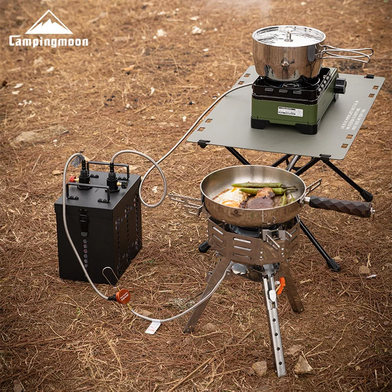 CAMPINGMOON BKZ63 六つの供給源、二つの燃料 - Camping Cooking Range のレビューと価格