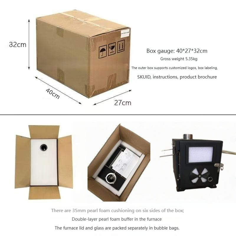 2026年新型キャンプ用炭素鋼薪ストーブテントストーブ暖房調 - Camping Cooking Portable のレビューと価格