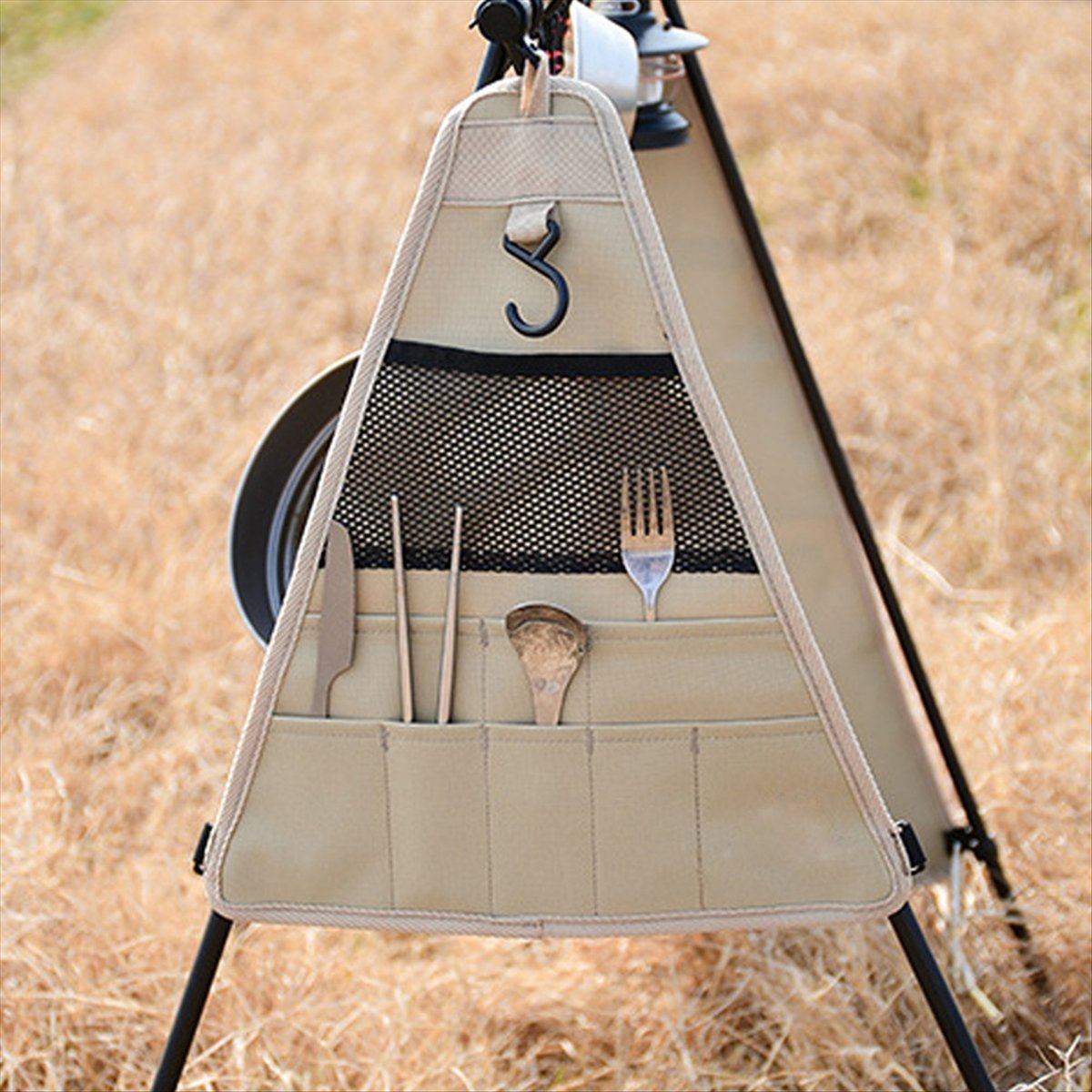 ポータブルキャンプ用キッチン用品オーガナイザーバッグ、アウト - Camping Cooking Portable のレビューと価格