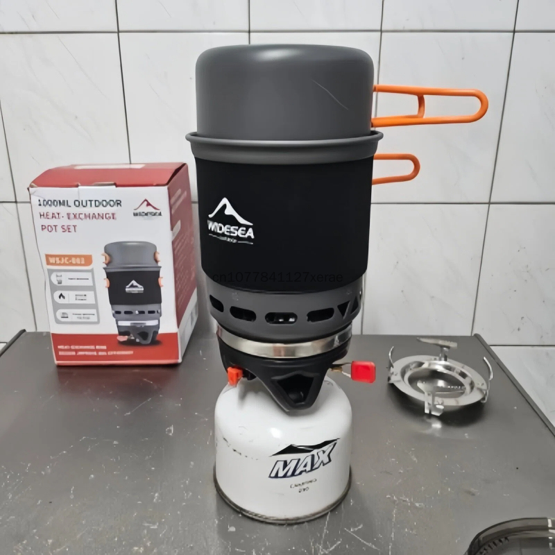 熱交換器付きキャンプ調理システム アウトドアガスバーナースト - Camping Cooking Gas Stove のレビューと価格