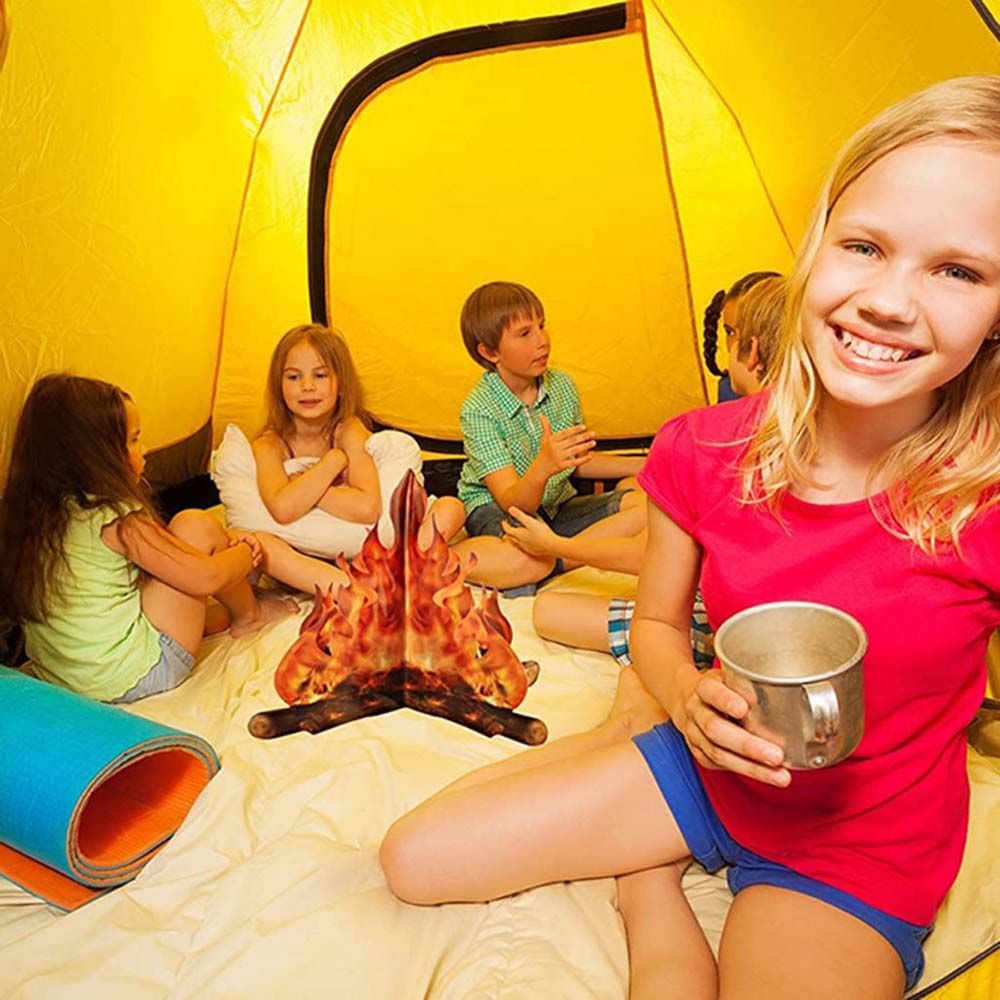 偽造安全キャンプファイヤートーチ クリスマス紙製キャンプファ - Camping Cooking Fire のレビューと価格