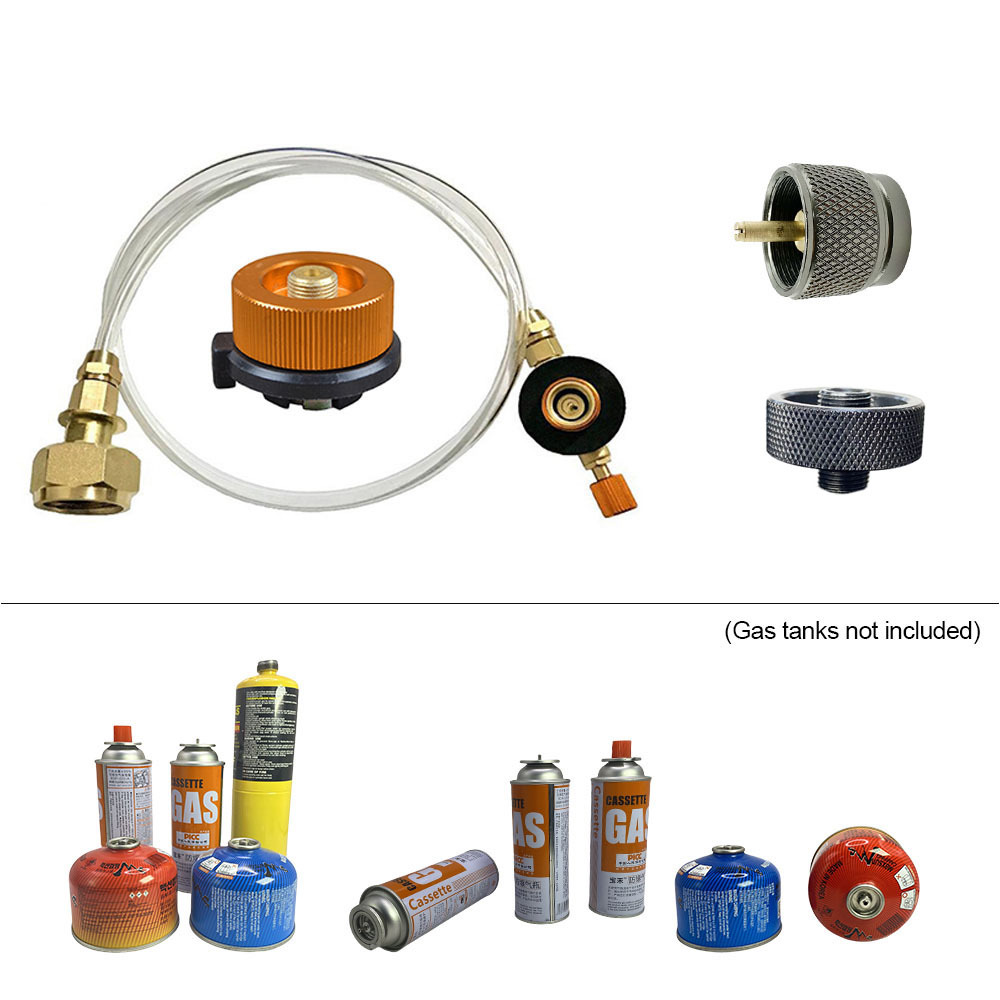 屋外ガスストーブ詰め替えアダプター、キャンプ用ガスタンクファ - Camping Cooking Gas Stove のレビューと価格