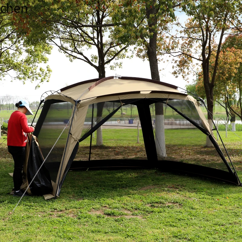 屋外防蚊パーゴラ キャンプ用自動展開式オーニング クッキング - Camping Cooking Canopy のレビューと価格