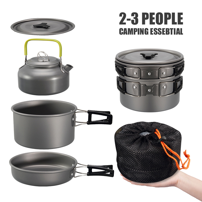 WESTTUNE キャンプ調理器具キット アルミ アウトドア - Camping Cooking Roll のレビューと価格