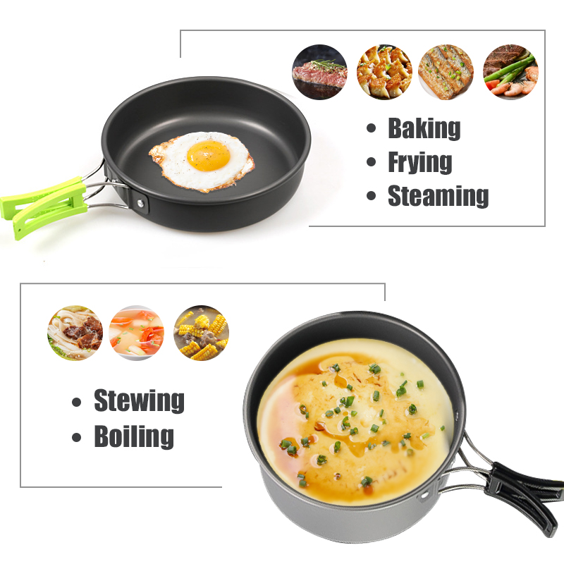 WESTTUNE キャンプ調理器具キット アルミ アウトドア - Camping Cooking Roll のレビューと価格