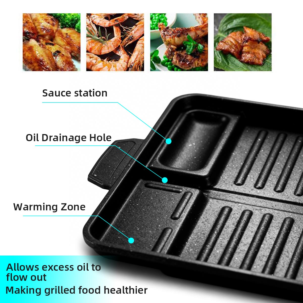 韓国風グリル肉皿 アルミチタンコーティング バーベキューパン - Camping Cooking Range のレビューと価格