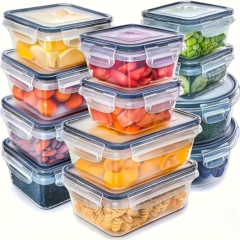 8個セットには、4つの容器と4つの蓋が含まれています。気密食 - Camping Cooking Food のレビューと価格