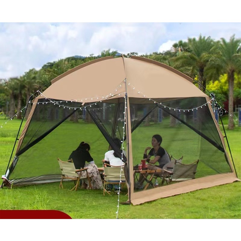 メッシュキャンプキャノピーテント、日よけ、風雨に強い、ビーチ - Camping Cooking Canopy のレビューと価格