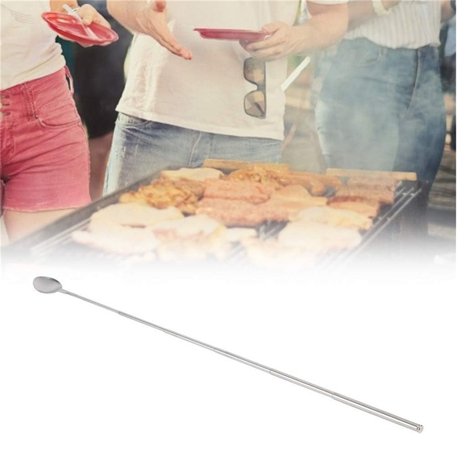 伸縮式バーベキュー用品格納式バーベキューフォークスプーンキャ - Camping Cooking Kitchen Set のレビューと価格
