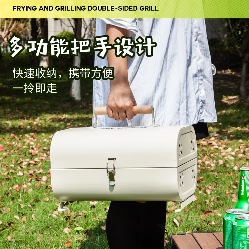 バーベキューオーブン家庭用グリルポータブル屋外キャンプ禁煙グ - Camping Cooking Portable のレビューと価格