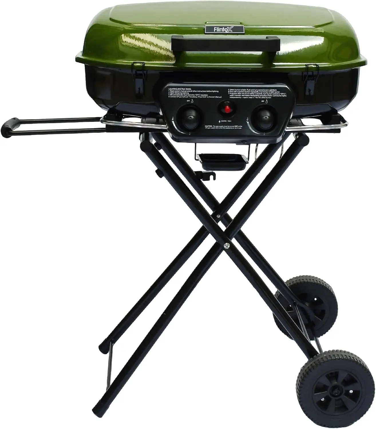 ポータブルプロパンガスグリル、340平方インチ 2バーナー折 - Camping Cooking Range のレビューと価格