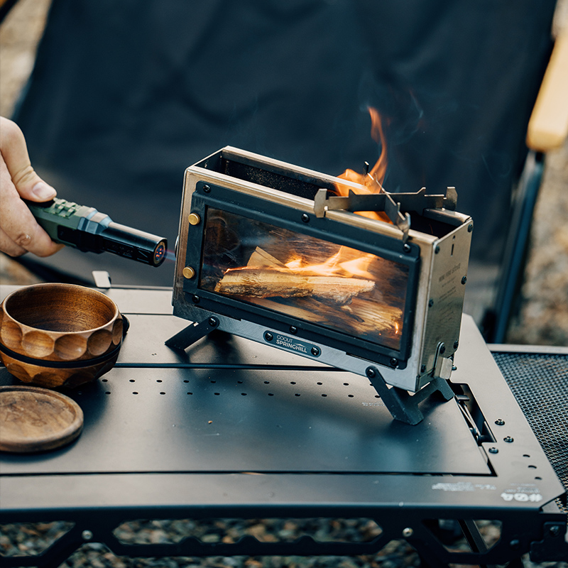 Goout スプリングヒル ウッドストーブ ポータブル薪スト - Camping Cooking Fire のレビューと価格