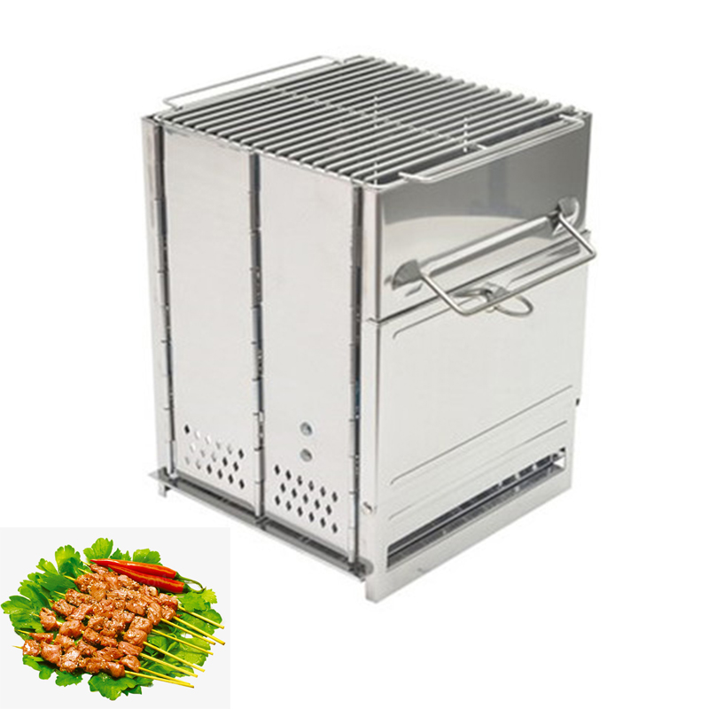 ウッドストーブ アウトドア キャンプ用品 分解可能なポータブ - Camping Cooking Portable のレビューと価格