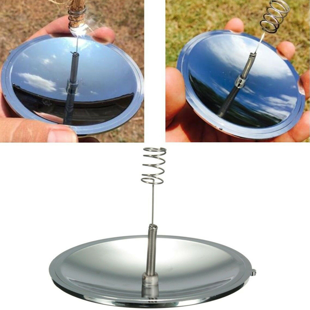 ソーラーライター屋外火災点火防水防風緊急旅行キットポータブル - Camping Cooking Fire のレビューと価格