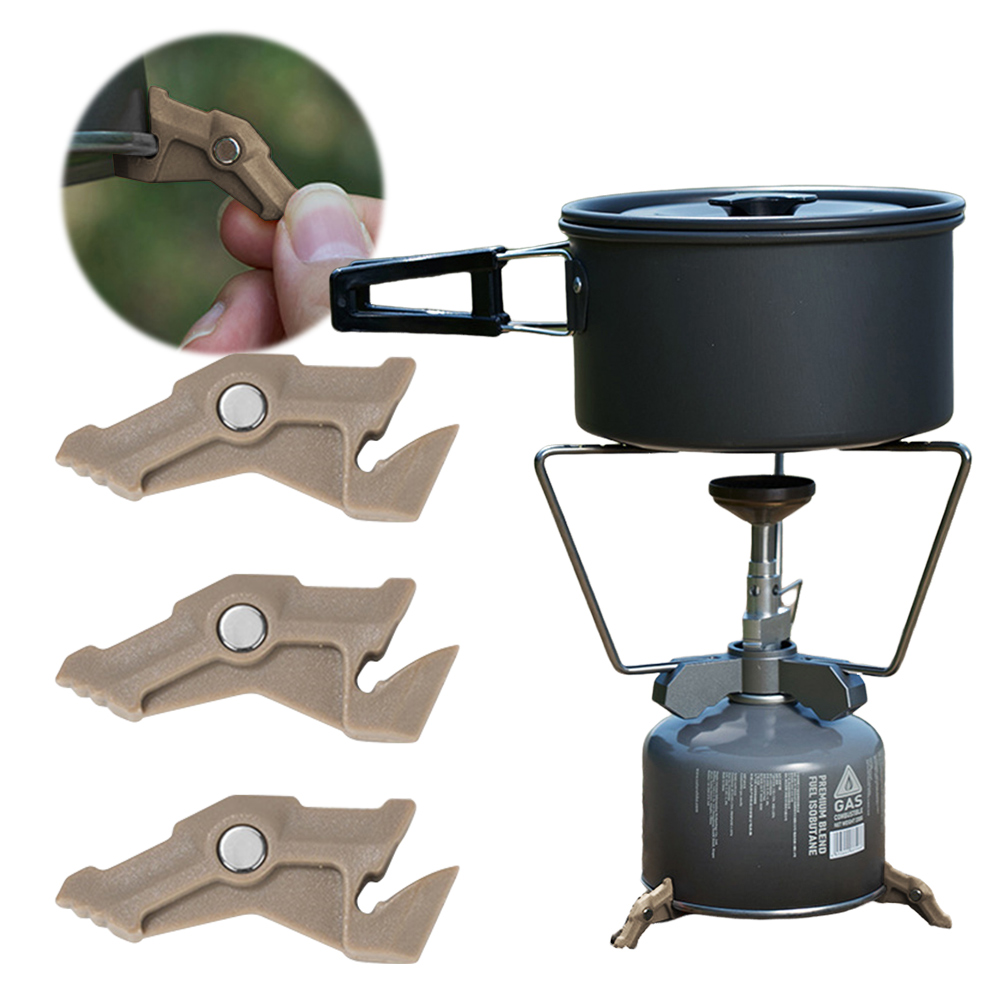 マグネット式三脚ガスボンベブラケット 多機能キャンプストーブ - Camping Cooking Gas Stove のレビューと価格