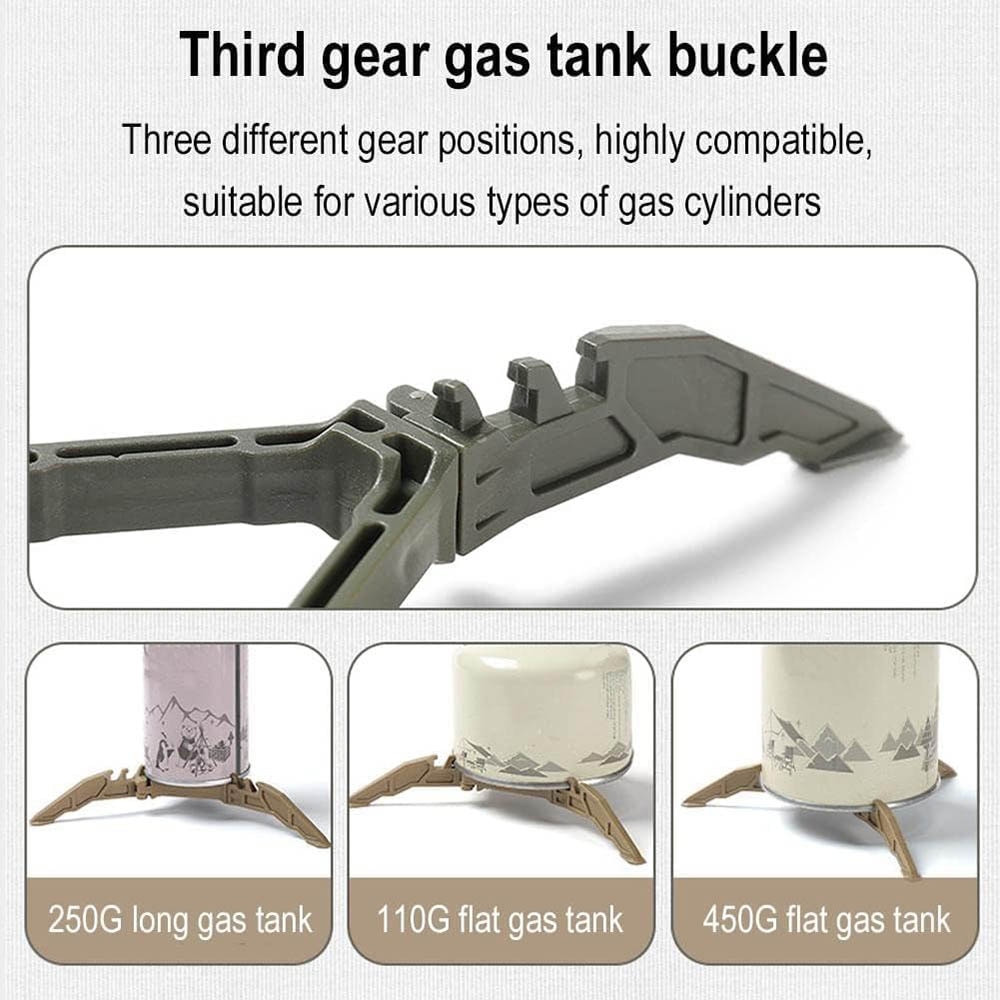 ガスタンクブラケット折りたたみ式燃料缶スタビライザーアンチダ - Camping Cooking Gas Stove のレビューと価格