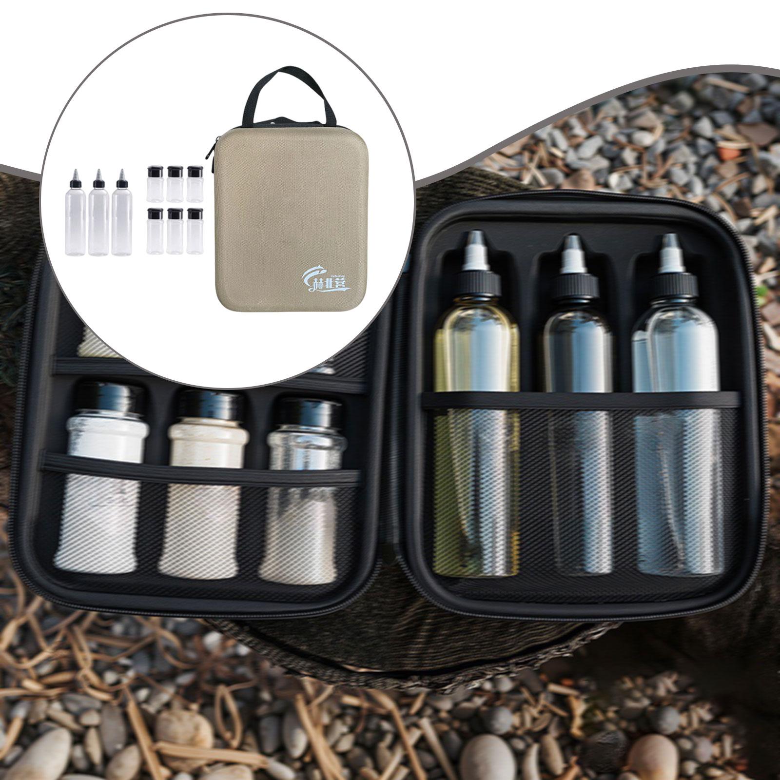 11x キャンプ用スパイスジャーキット 耐久性、調味料セット - Camping Cooking Oil のレビューと価格