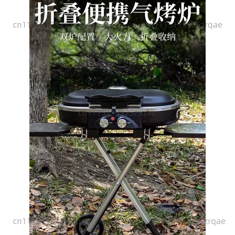 屋外屋内兼用ガスコンロ ポータブルプロパンキャンプBBQグリ - Camping Cooking Range のレビューと価格