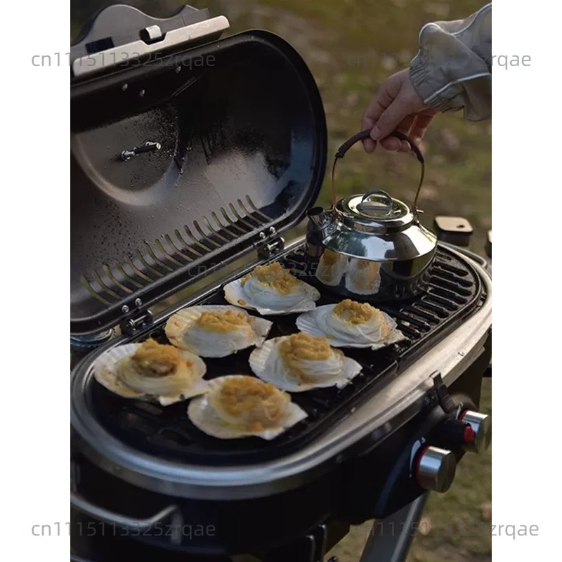 屋外屋内兼用ガスコンロ ポータブルプロパンキャンプBBQグリ - Camping Cooking Range のレビューと価格