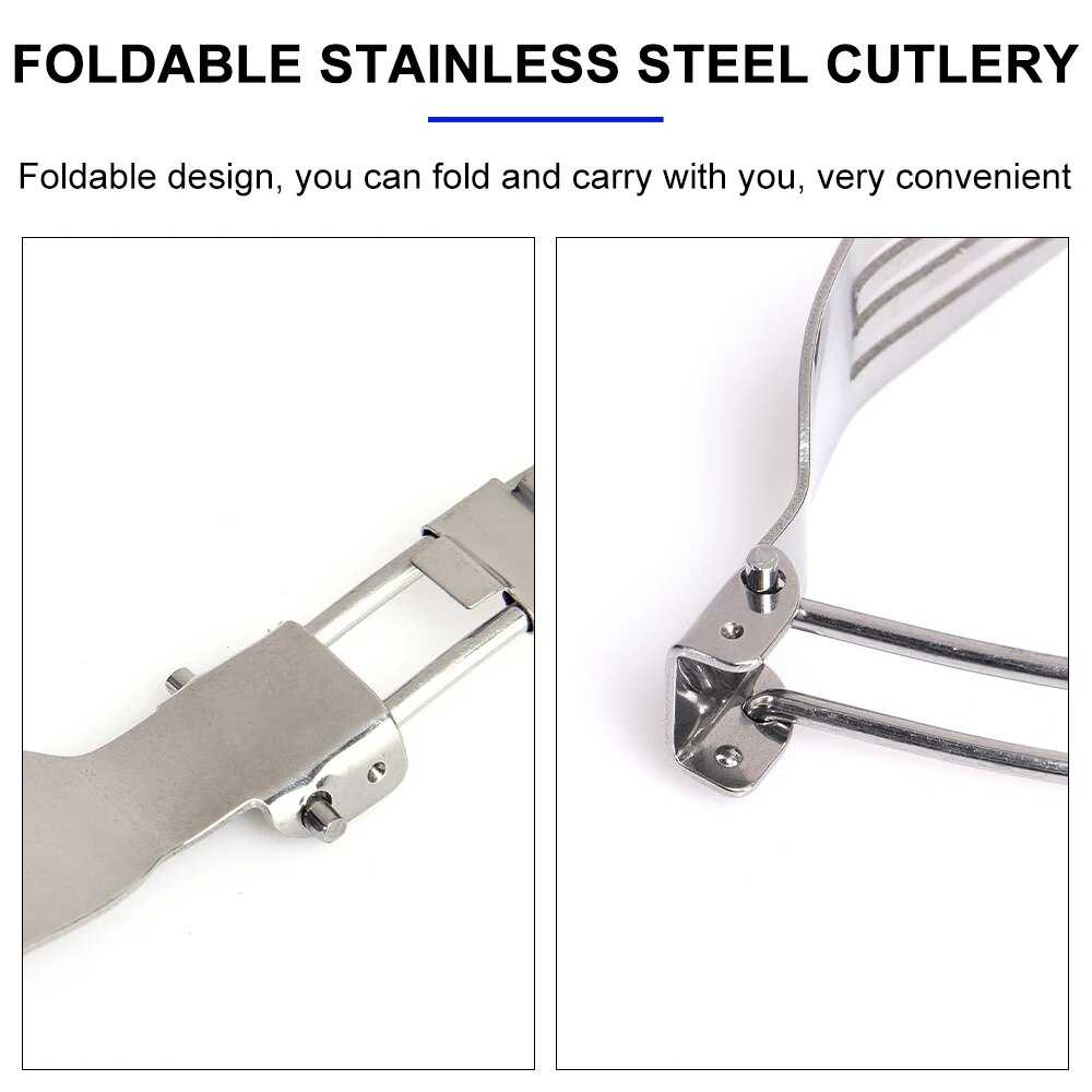3 個 1 セットポータブルアウトドアキャンプ旅行ピクニック - Camping Cooking Set Stainless Steel のレビューと価格
