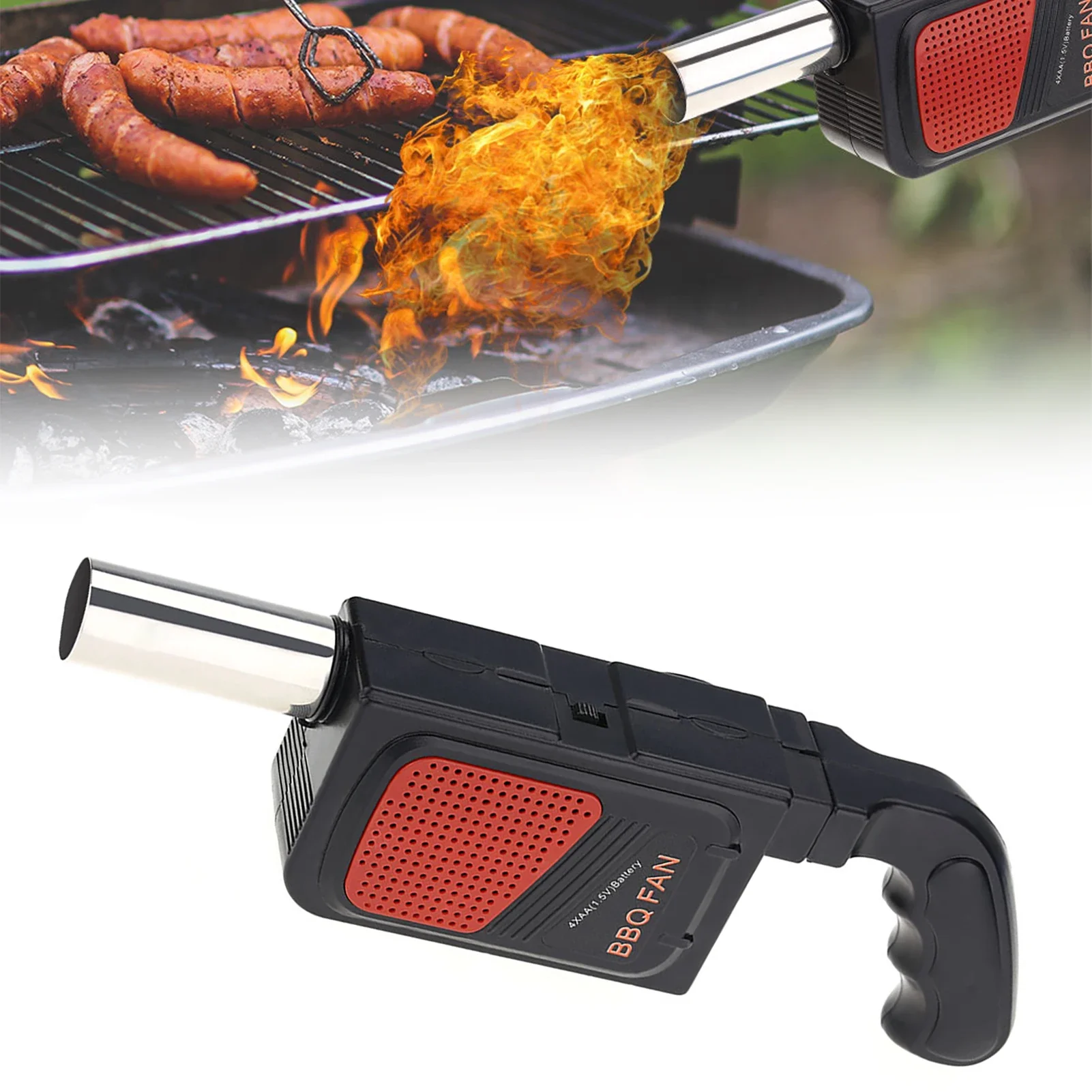 ポータブルハンドヘルド電気バーベキューファン送風機屋外キャン - Camping Cooking Portable のレビューと価格
