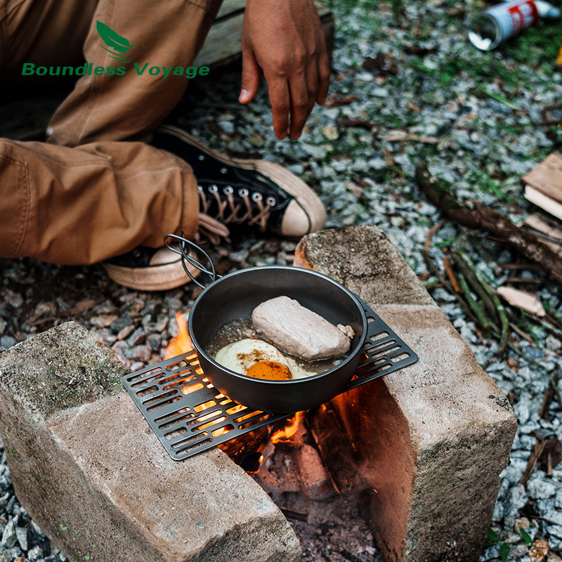 チタン製チャコールバーベキュープレート,頑丈,台所用品,バー - Camping Cooking Roll のレビューと価格