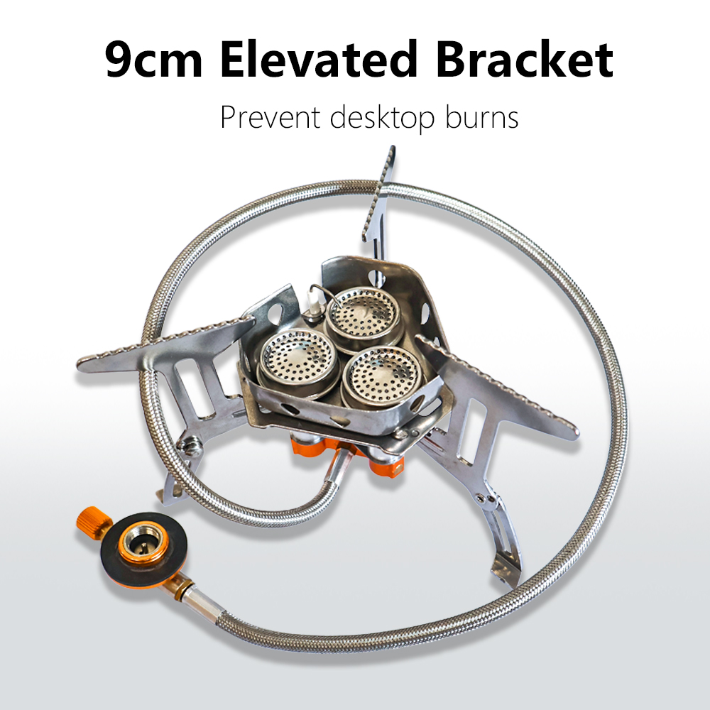 TARKA キャンプ用ガスストーブ 5800W 3口バーナー - Camping Cooking Gas Stove のレビューと価格