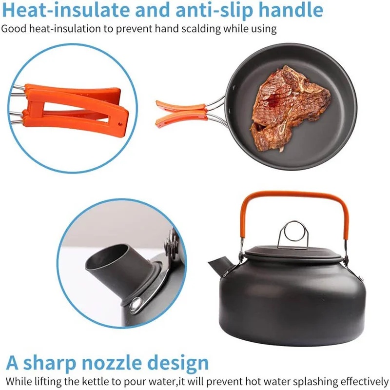 キャンプクッキングセット キャンプ調理器具 旅行用食器 アウ - Camping Cooking Roll のレビューと価格