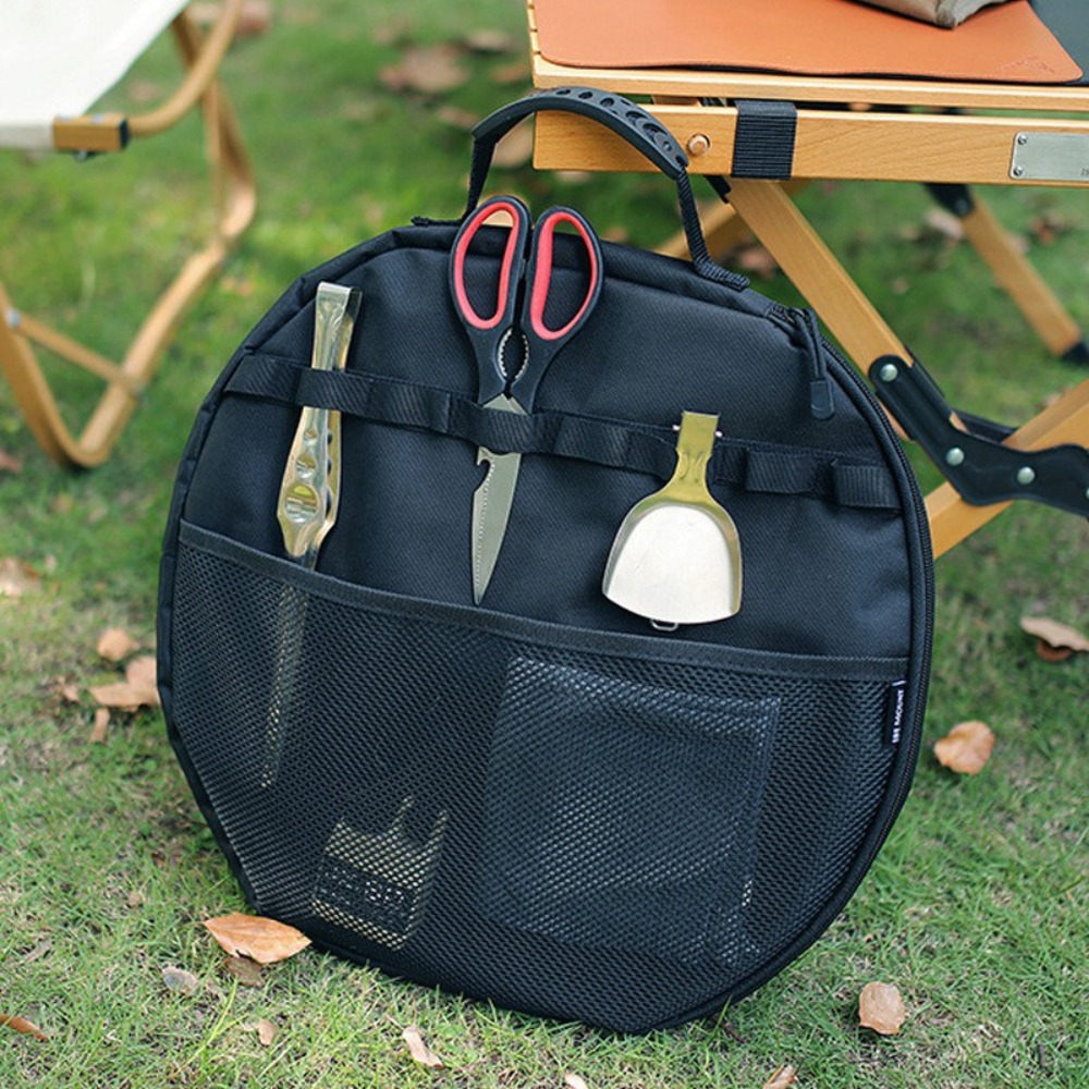 グリルパン収納バッグ、フライパンとグリドル用ポータブルポーチ - Camping Cooking Range のレビューと価格